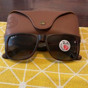 Ray Ban tortoise shell rubber sunglasses